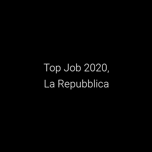 Top Job 2020, La Repubblica